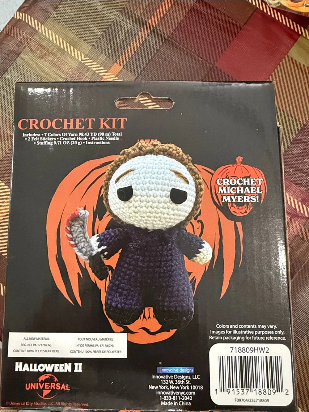 New-Crochet Kit Michael Myers